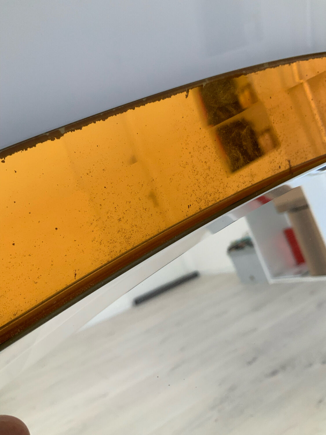 Mirror Antonio Lupi by crystal Luxor 60s 70s 59x80cm