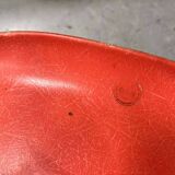 Set of 6 vintage red DSW chairs by Charles and Ray Eames