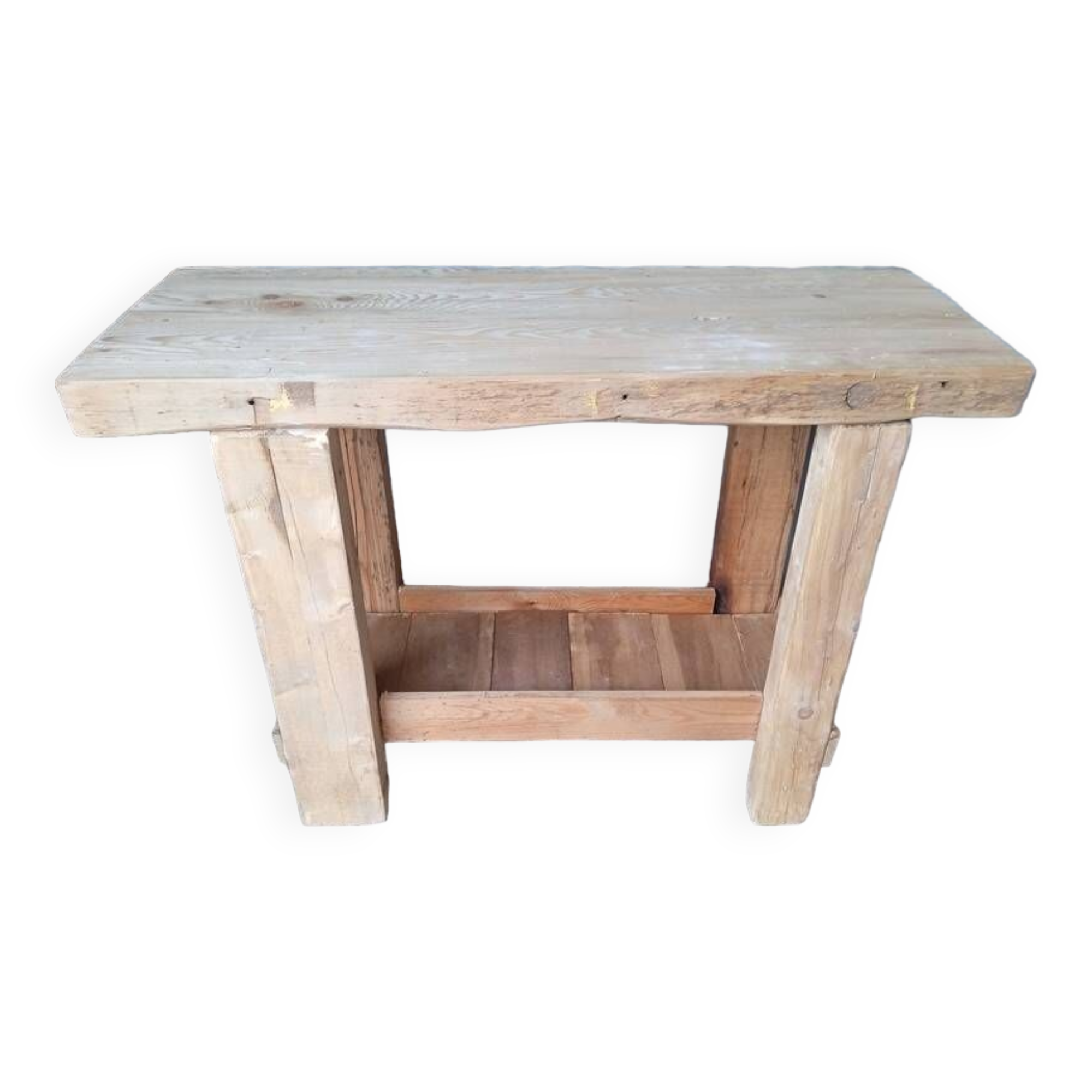 Workbench 120cm old solid wood