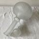 Frosted glass carafe
