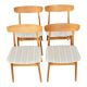 4 Findhal chairs - Denmark 1950s