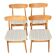 4 chaises Findhal -Danemark années 50