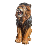 Vito le Majestueux – grand lion en céramique italien