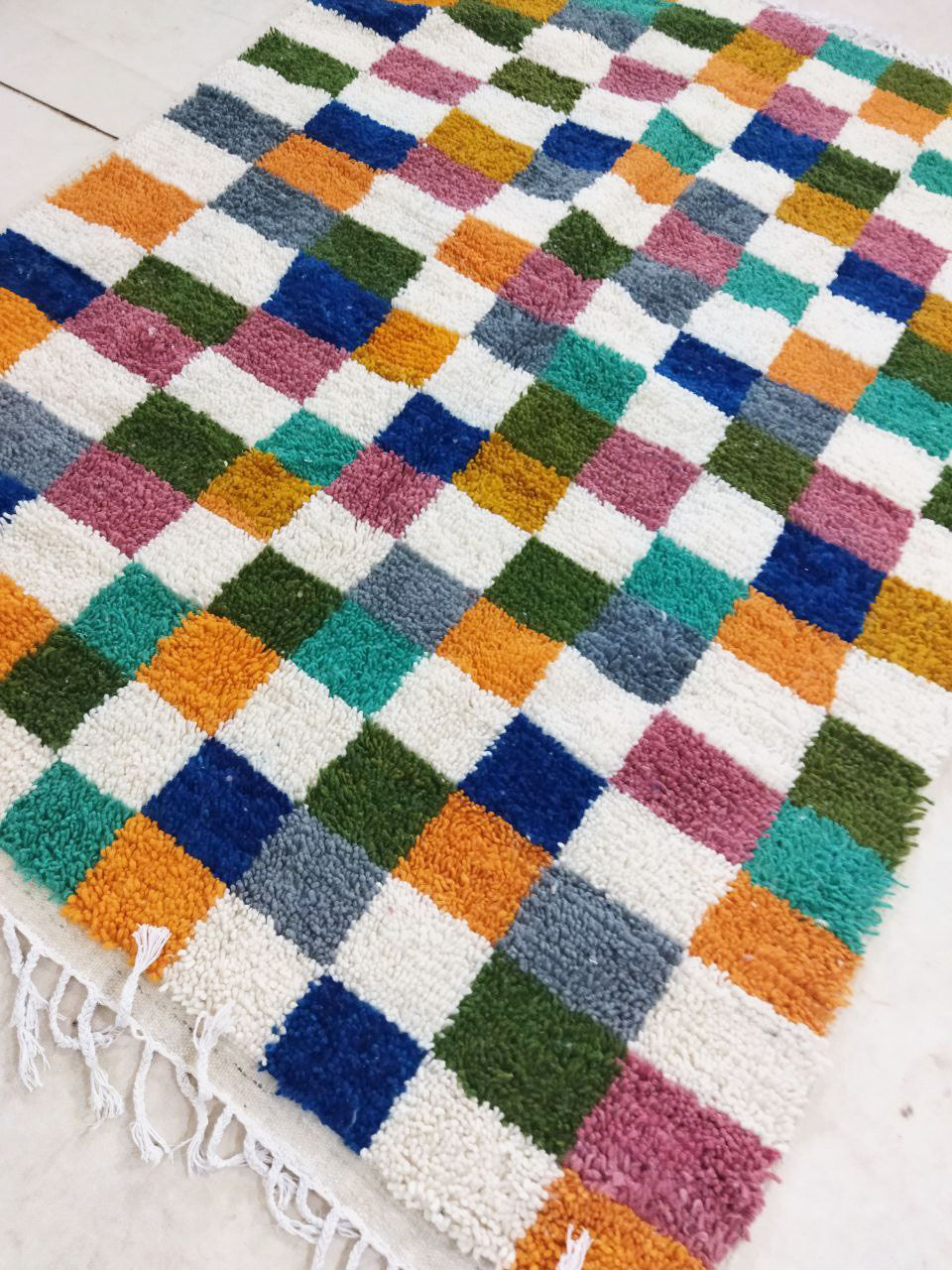 Moroccan Berber Carpet 213x163cm