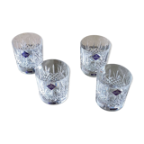 4 Edinburgh Crystal whiskey glasses