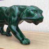 Art deco ceramic panther