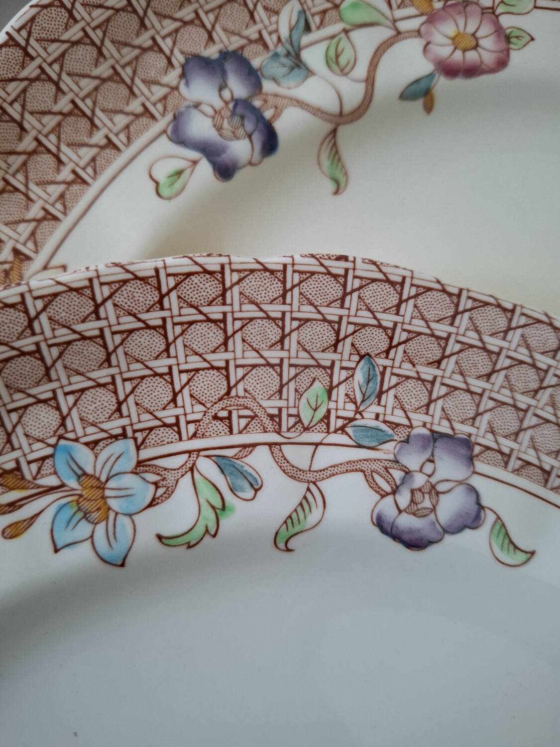 Manson's plates made in England vintage