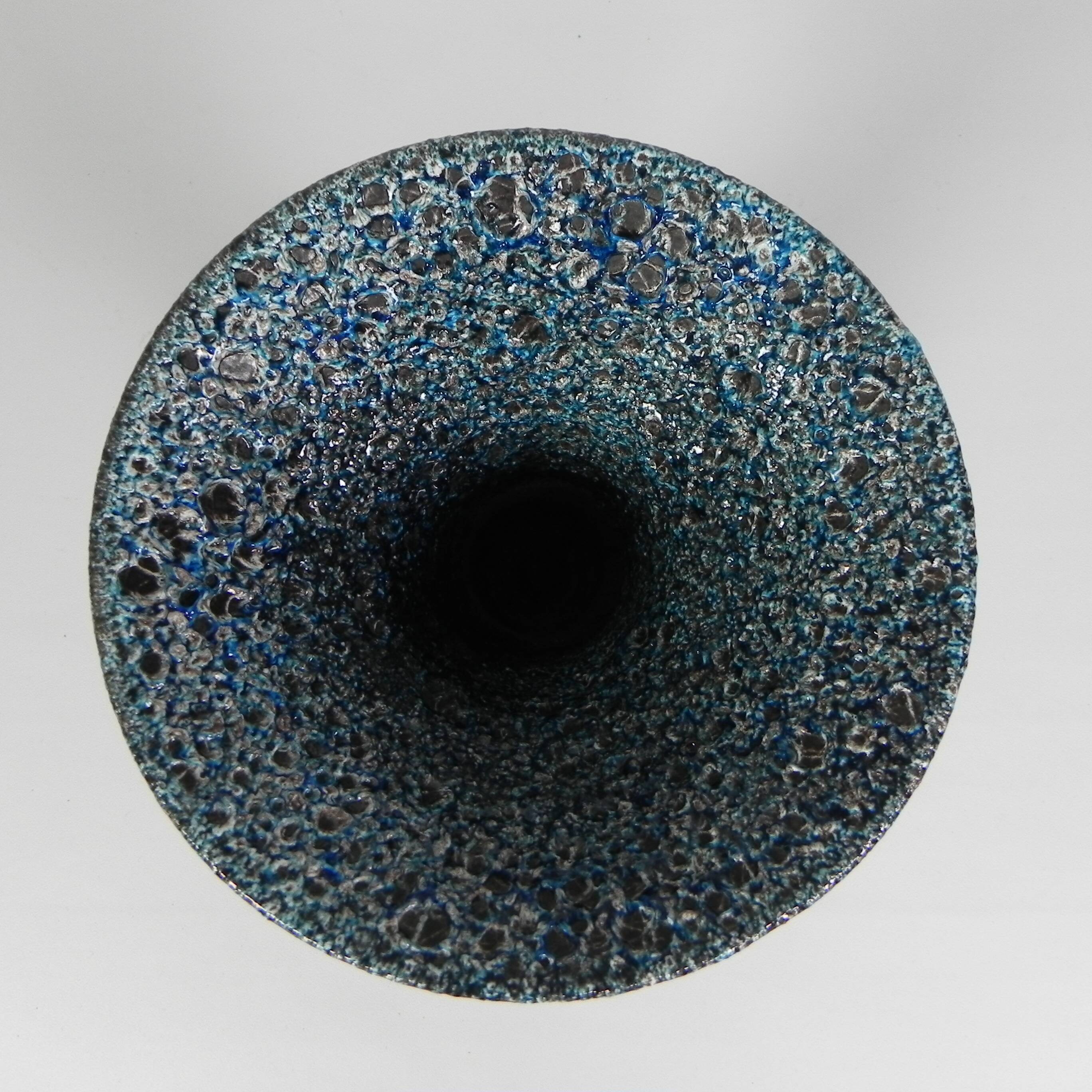 Vintage Fat Lava vase, Vallauris, 1950s