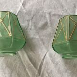 2 glasses of old lamp