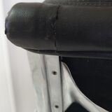 Fauteuil en cuir Softpad design Eames pour Herman Miller, années 70