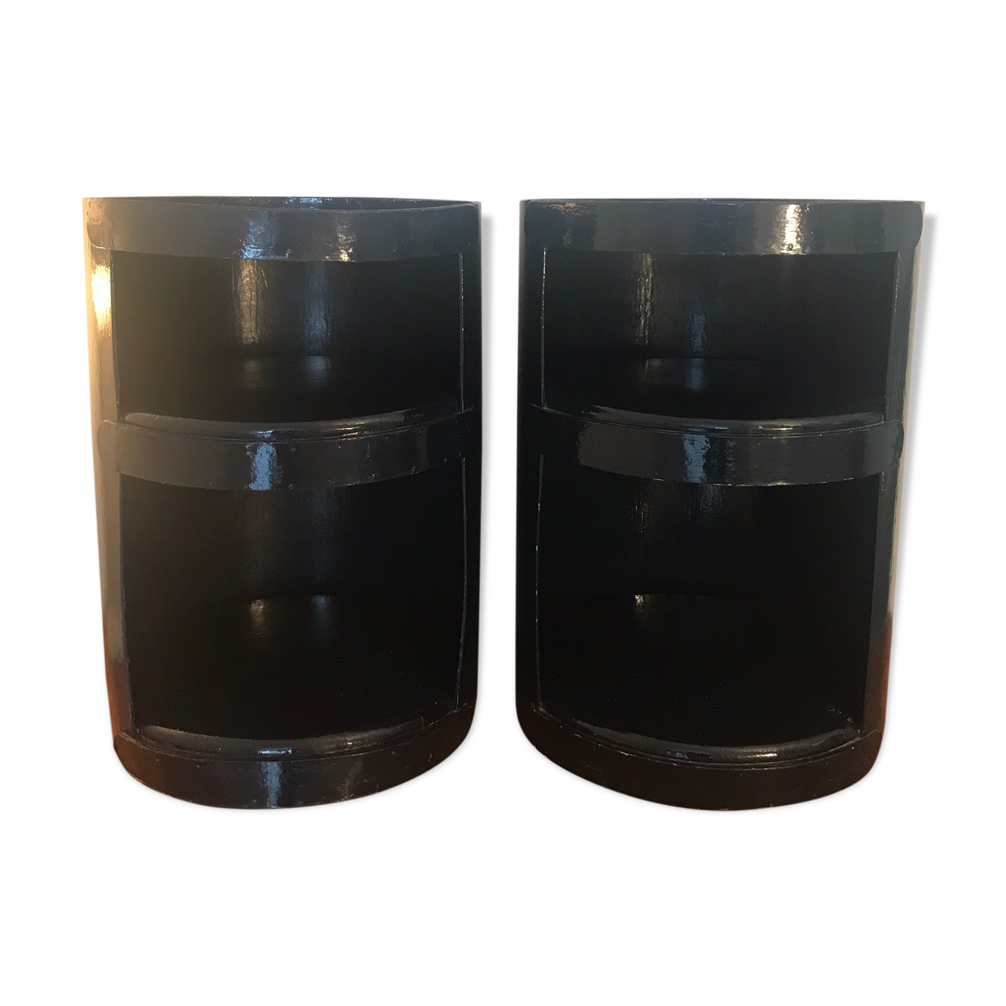 Pair of bedside of Jean-Louis April editon Marty Lac, 1960's
