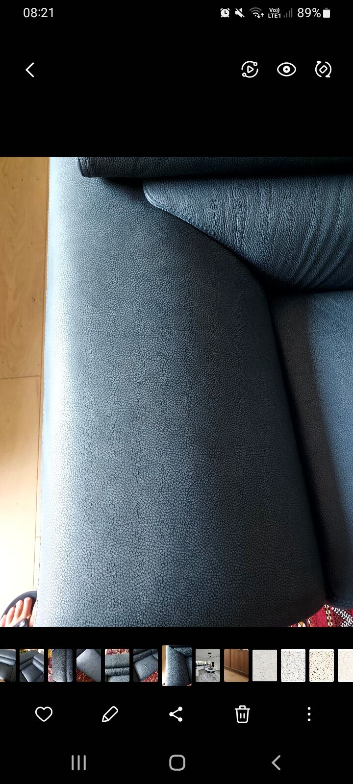 Roche Bobois corner sofa, Azur model