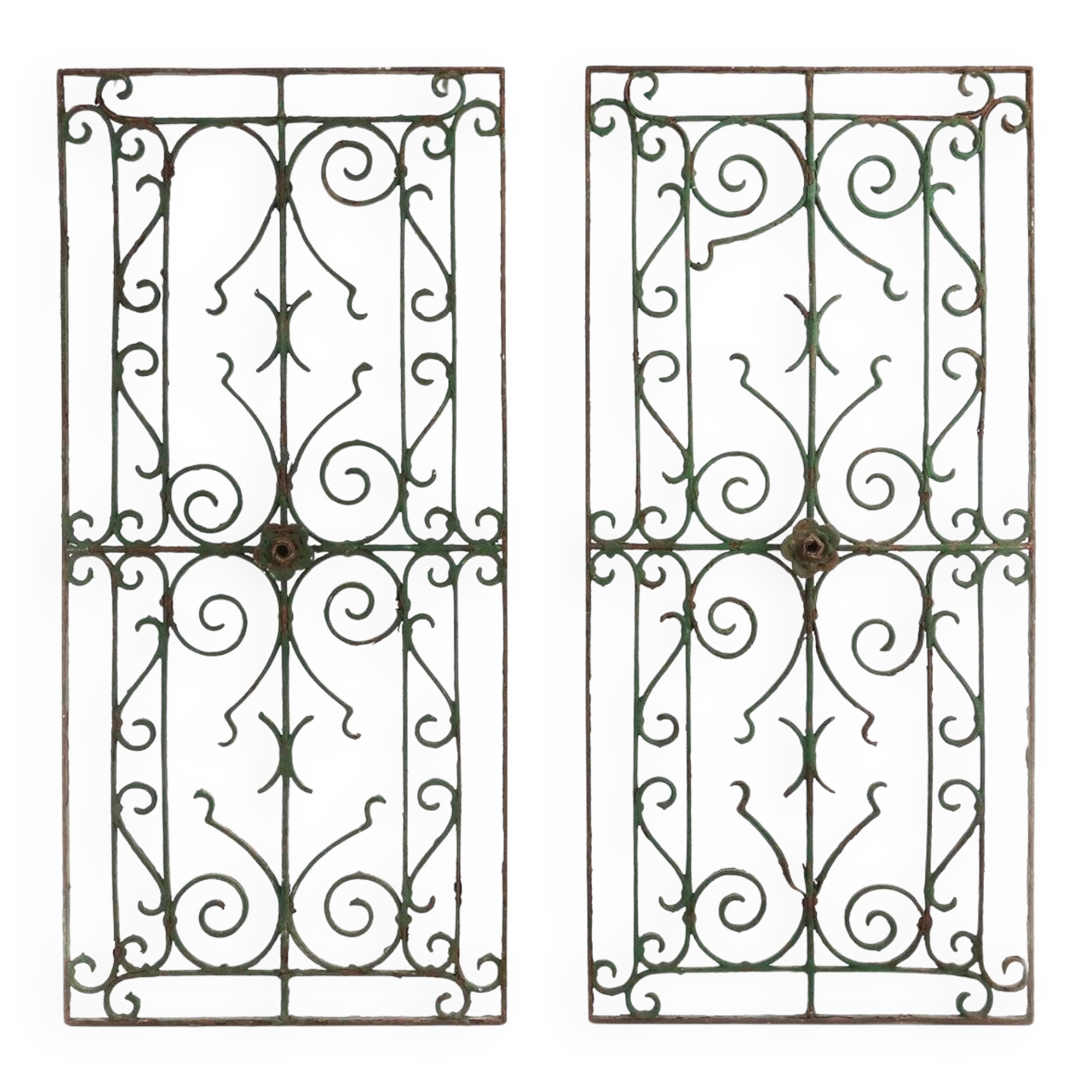 Art Deco Cast‑Iron Wall Decorations, Belgium, 1930s