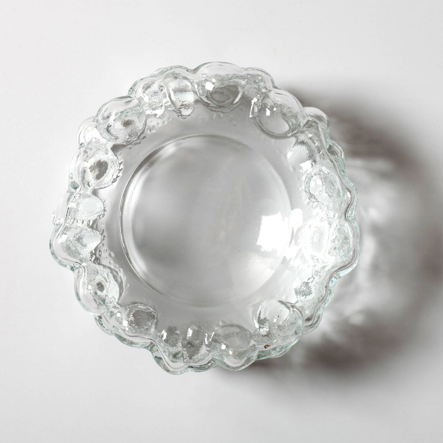 Mid-Century Pressed Glass Bowl: Vladislav Urban Design, Czech Republic