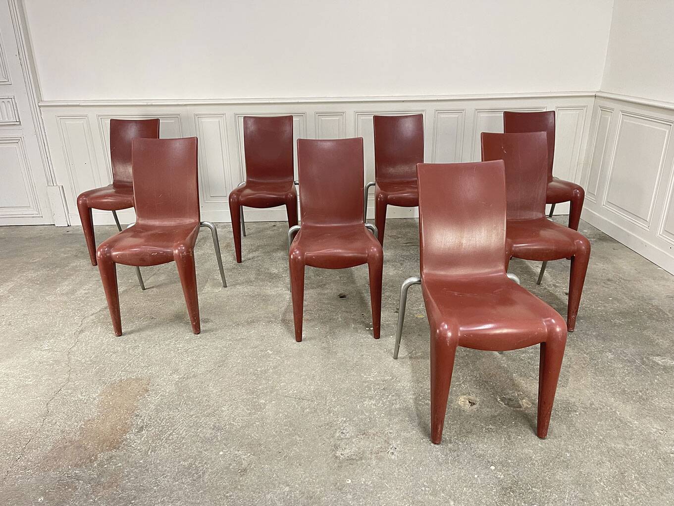 8 Starck chairs for Vitra