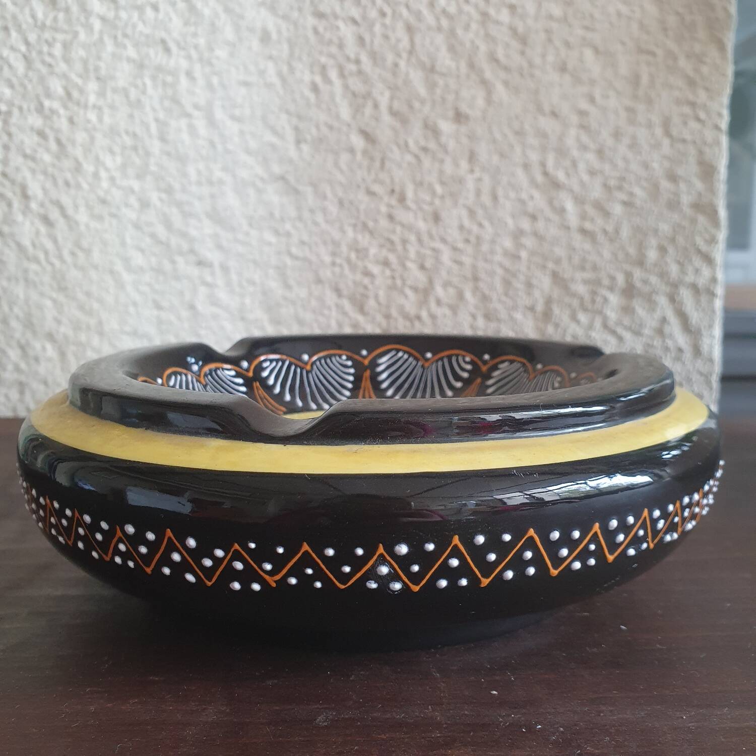 Quimper faience ashtray