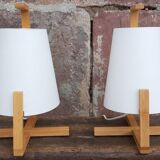 Pair of bedside lamps