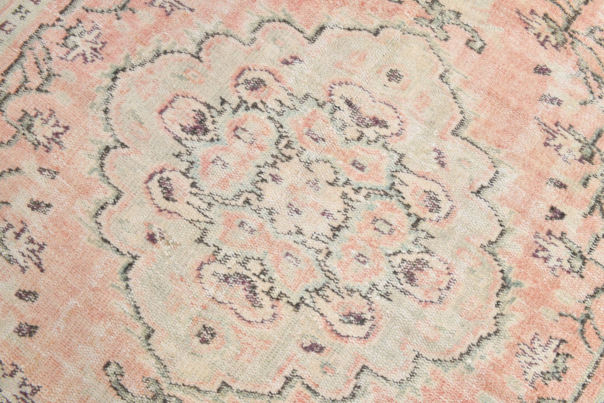 5x10 Long Wide Pale Red Oriental Pattern Persian Rug, 171x300Cm