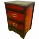 Industrial storage cabinet with valve