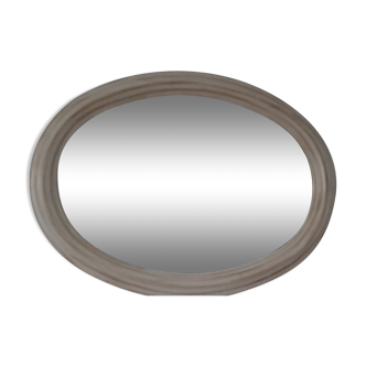 Miroir en bois patiné - 66x49cm