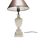 Art Deco alabaster bedside lamp, Belgium, 1950s