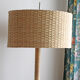 Vintage rattan lamppost