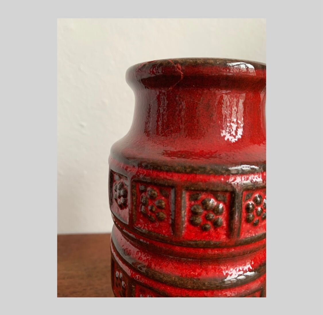 West German ceramic vase 1960s