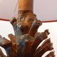 Old bronze pine cone lamp
