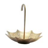 Umbrella brass trinket bowl