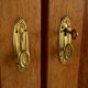 Vintage Wooden Wardrobe, 1930s, Czechoslovakia
