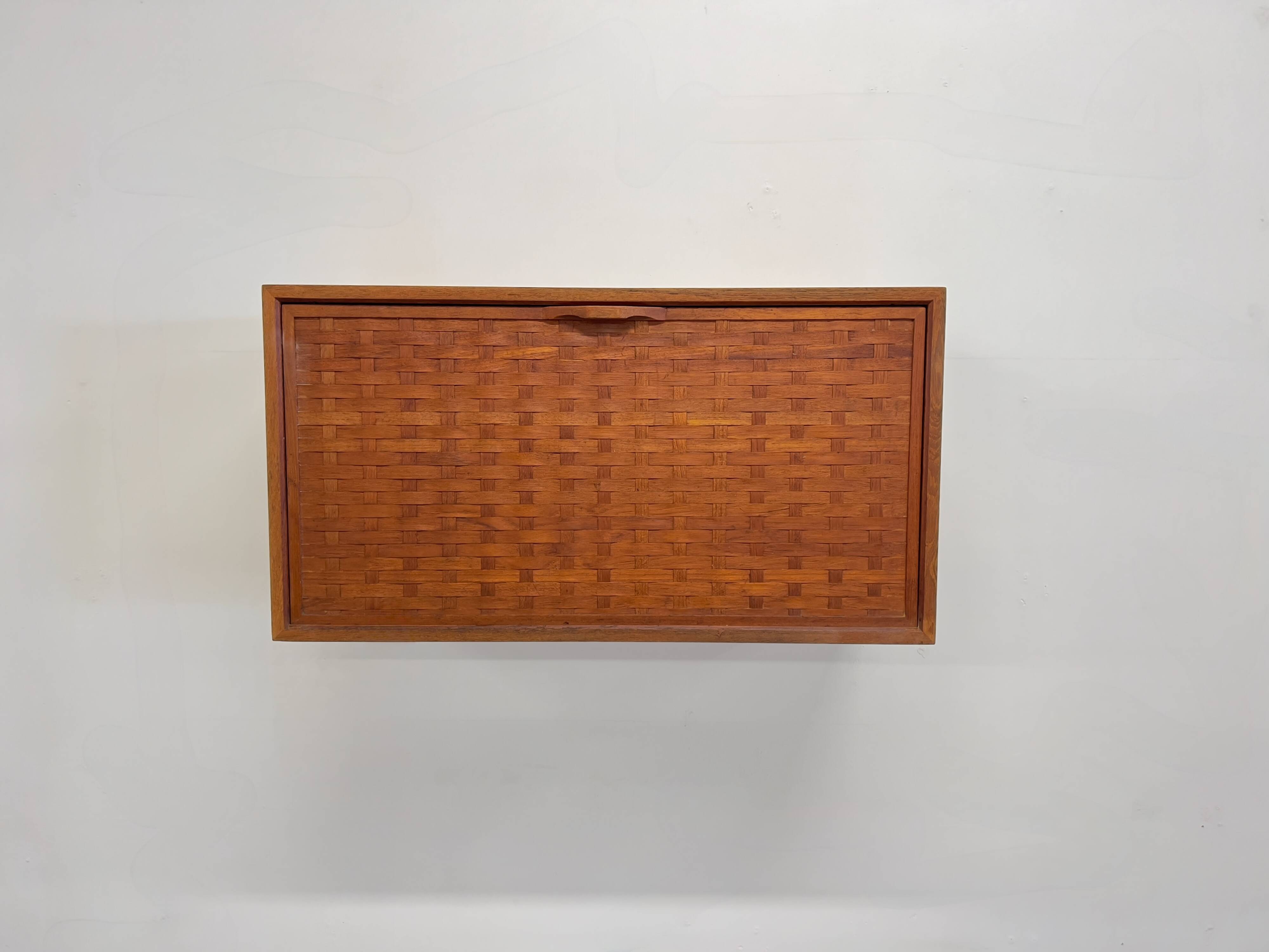 Teak Wall Cabinet By Poul Cadovius For CADO.