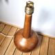 Pied lampe vintage bois tourné brut