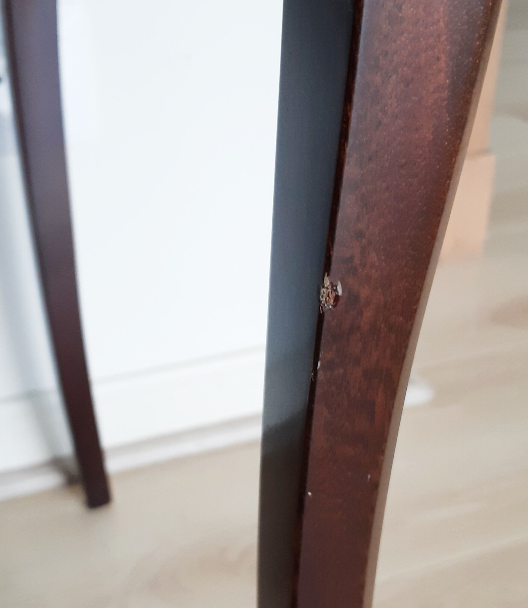 Dressing table in rosewood marquetry