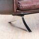 Brown leather 2-seater sofa by De Sede, model DS 31, vintage 1960s.