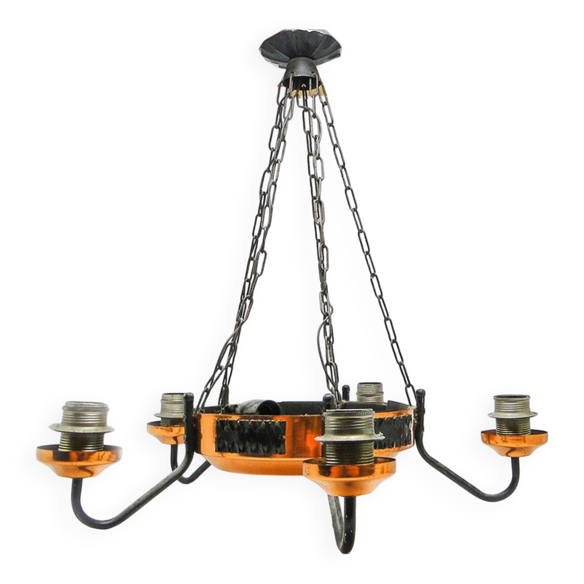 Mid-century chandelier, Poland, 1970s