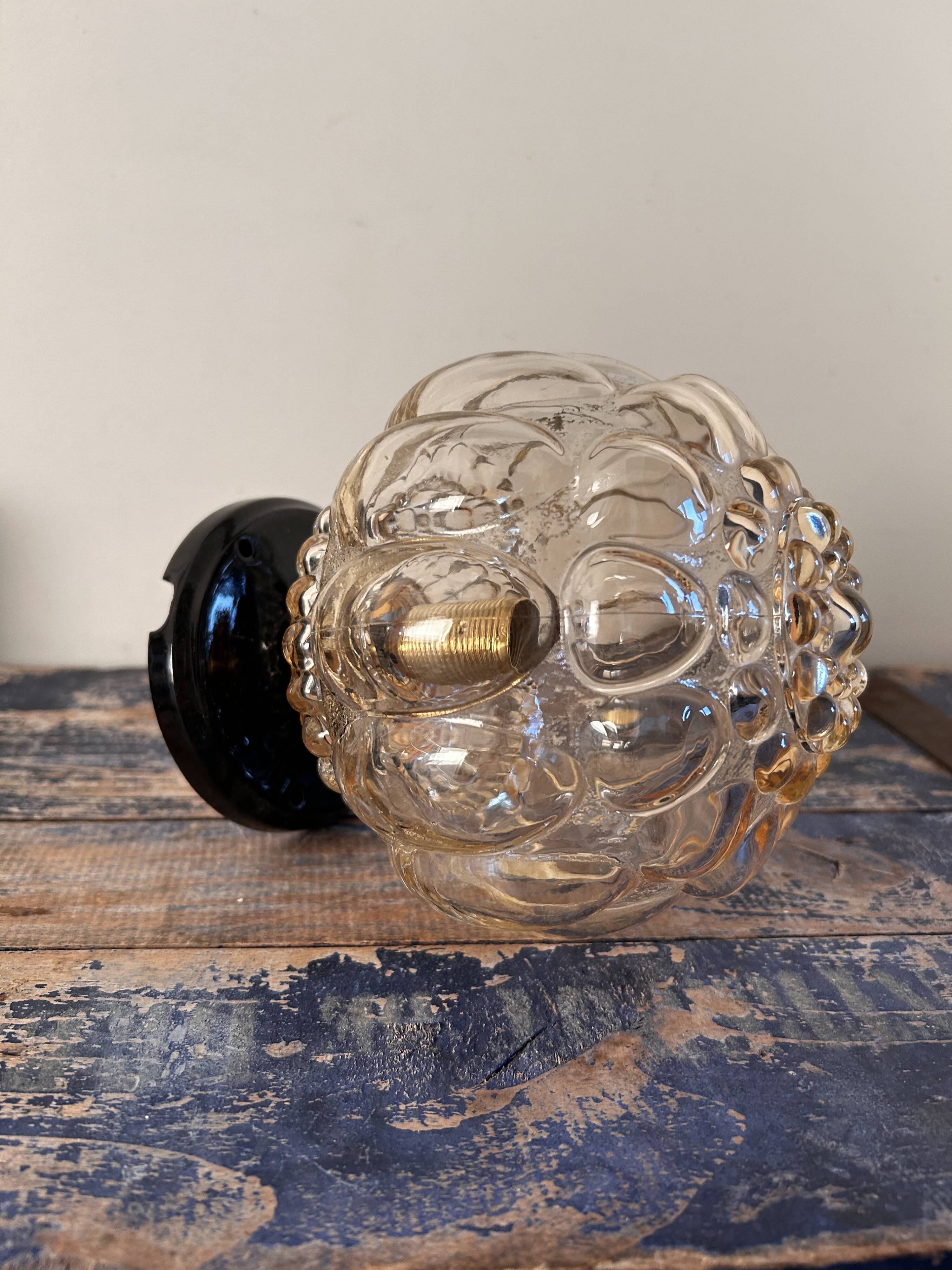 Tynell type glass wall or ceiling light