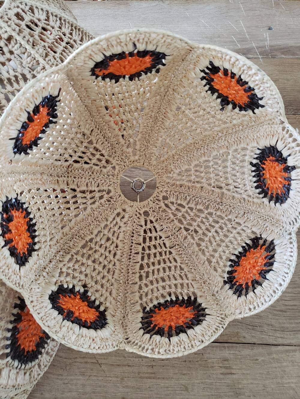 Set of 3 vintage lampshades