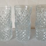 Set of 6 whisky glasses
