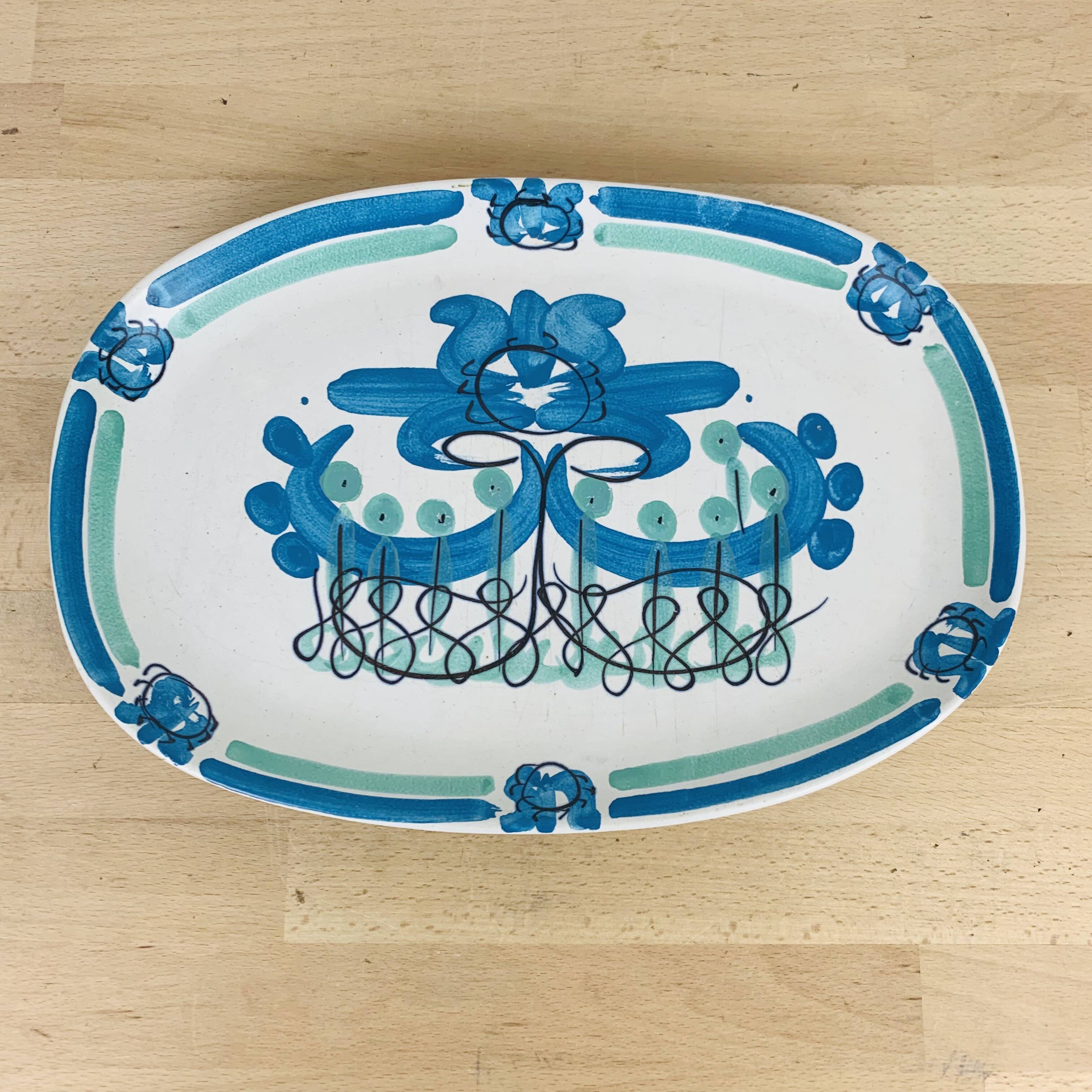 Keraluc Quimper ceramic dish
