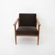 Chocolate M armchair
