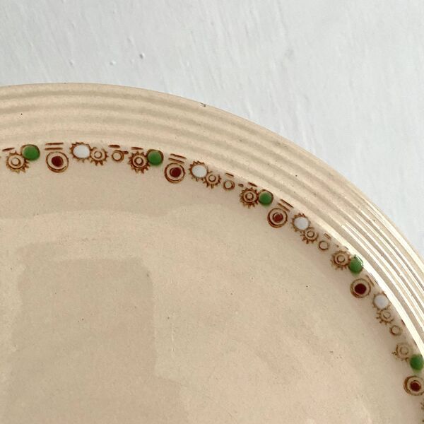 Assiettes plates Longwy modèle Betty