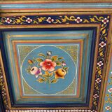 Painted cabinet with floral decoration