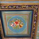 Painted cabinet with floral decoration