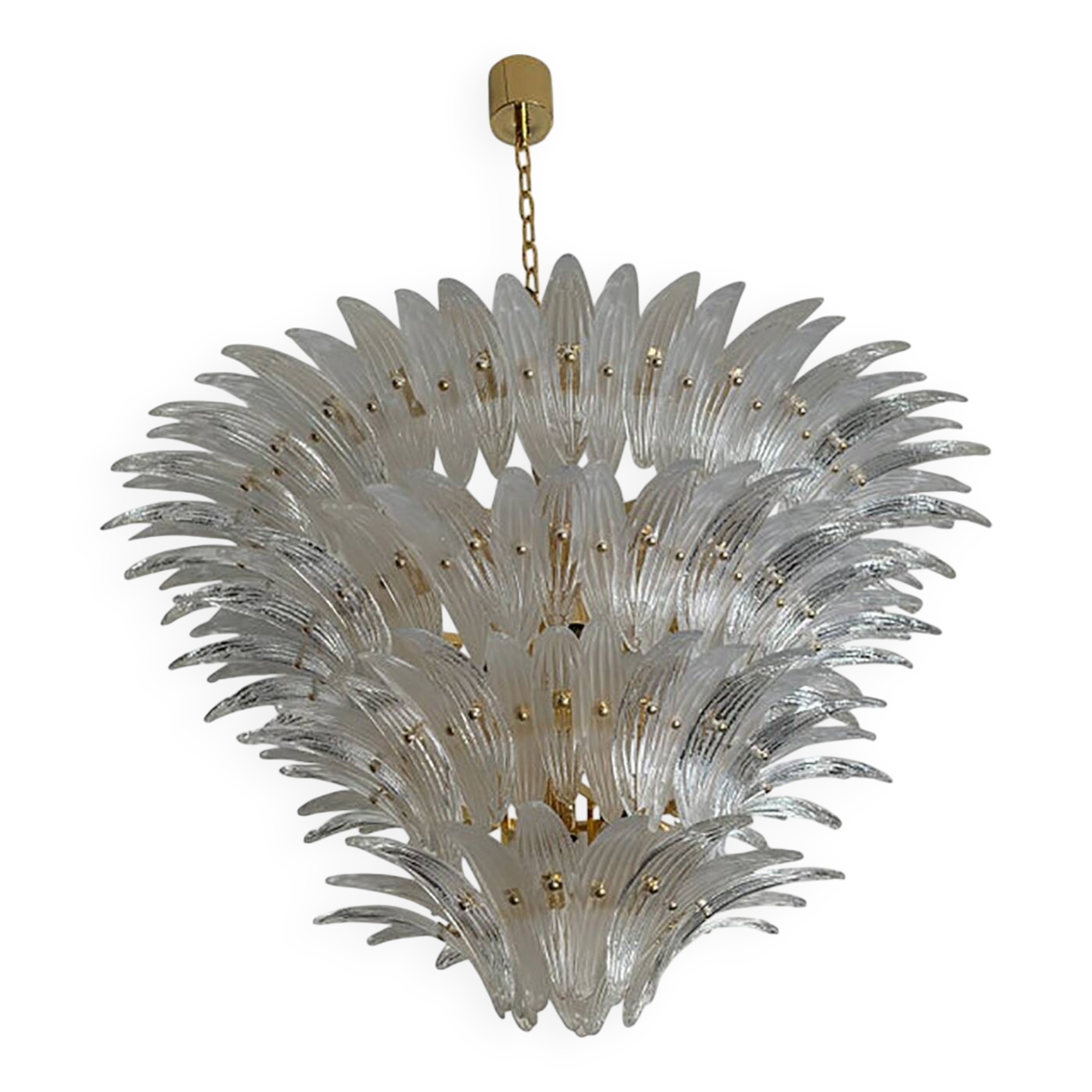 Sputnik Glass "Palm" Candlestick