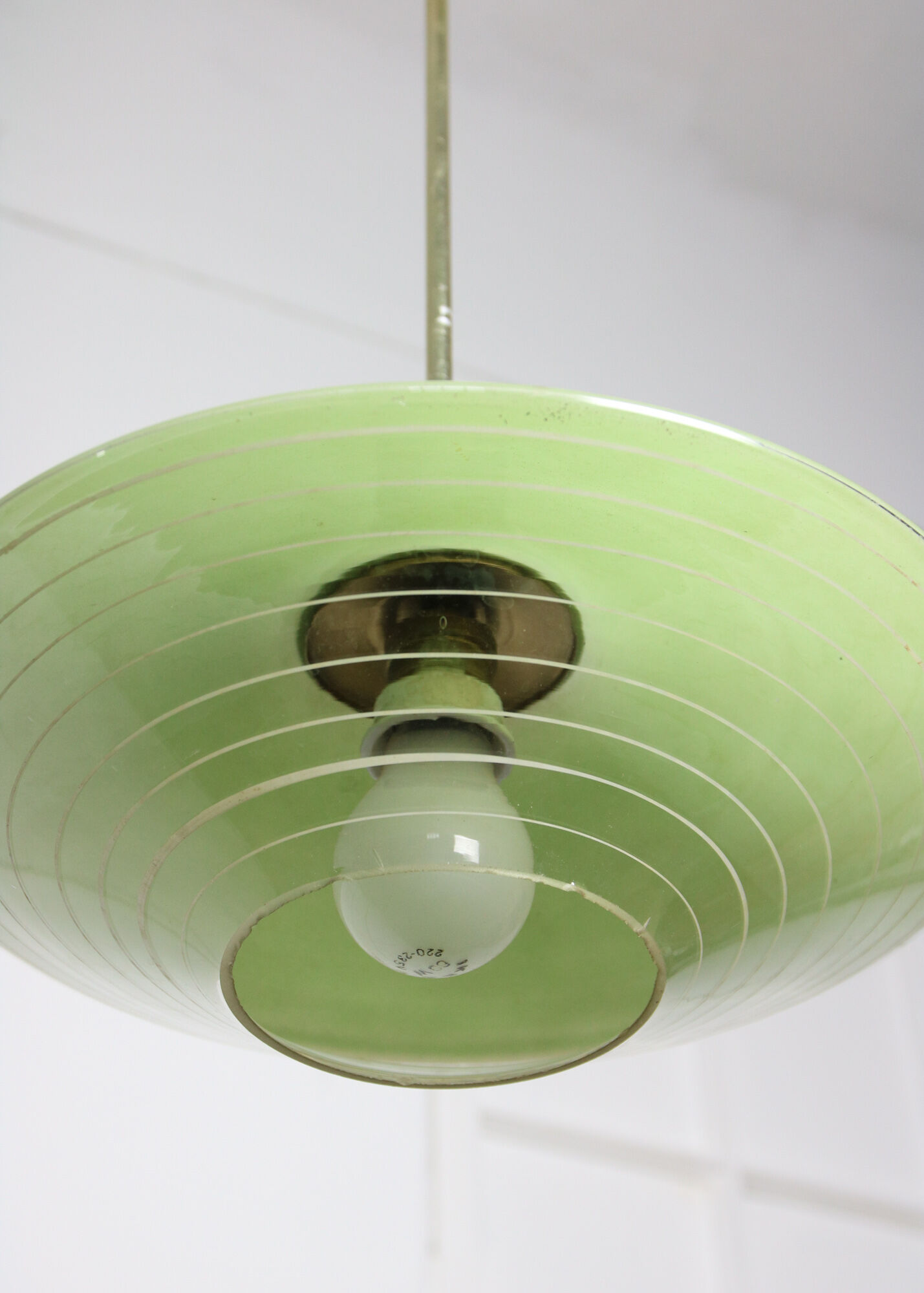 Mid-Century Space Green Pendant Lamp