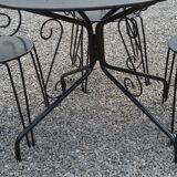 Wrought iron garden set