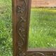 Large carved wooden mirror in Art Nouveau style