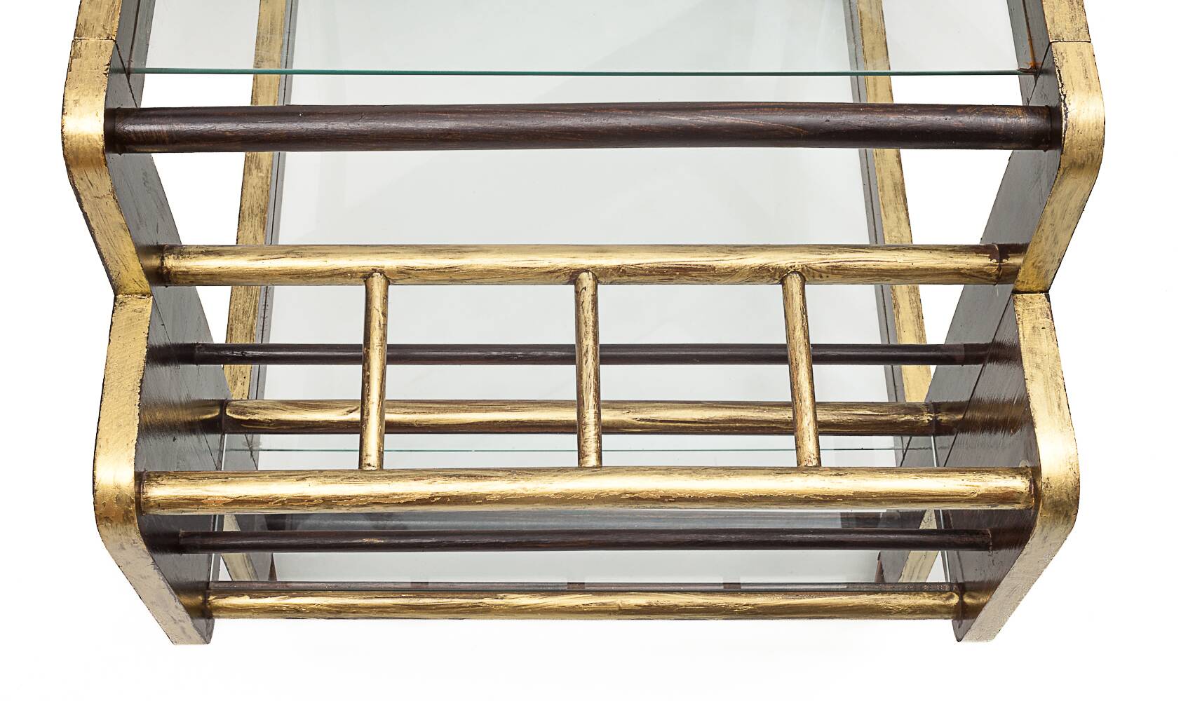 Vintage trolley on wheels