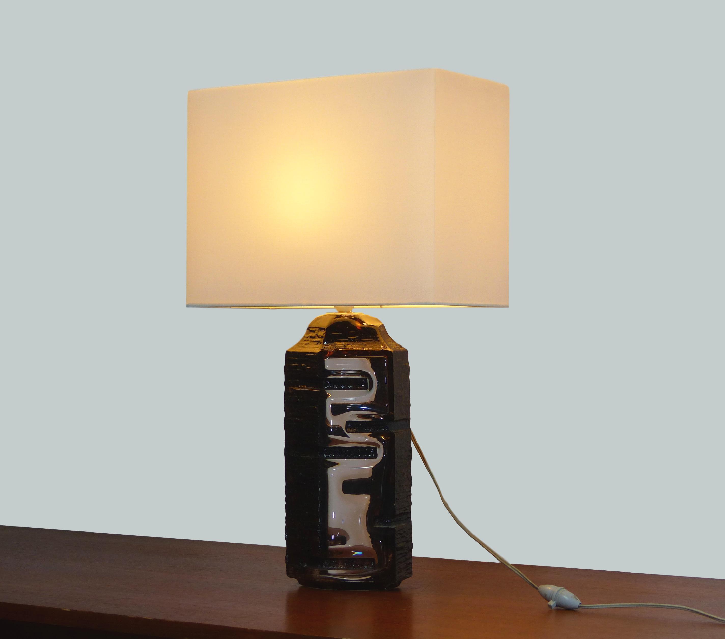 Crystal Daum Lamp by Cesar 1970