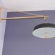 Wall lamp with telescopic counterweight Stilnovo brass